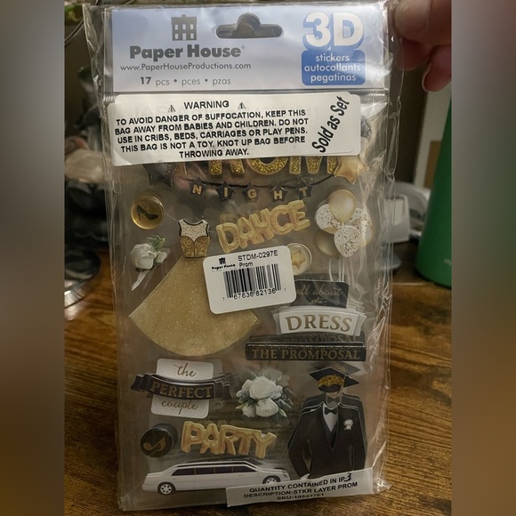Paper House Productions Sports/Prom 3D sticker bundle!! All new! - Picture 13 of 13